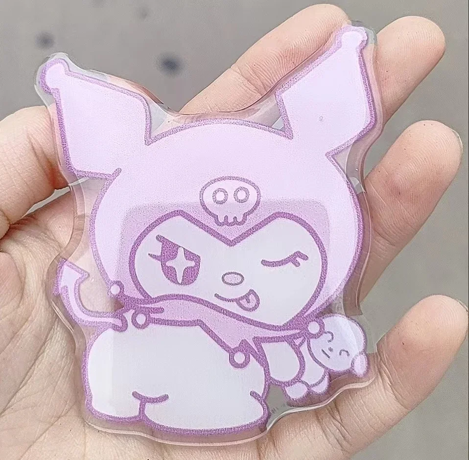 Sanrio mymelody kuromi cinnamoroll universal novo suporte de desenho animado suporte de telefone móvel soquete acessórios para celular