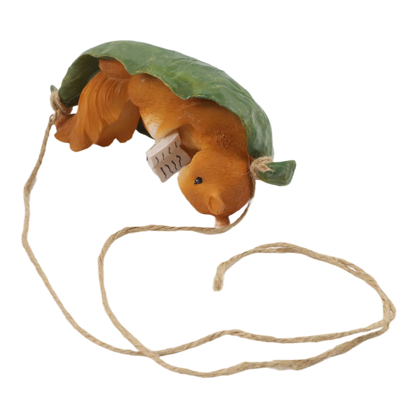 Outdoor Garden Accent Garden Swing Decor Conversation Starter Charming Squirrel Swing Ornament Garden Ornament