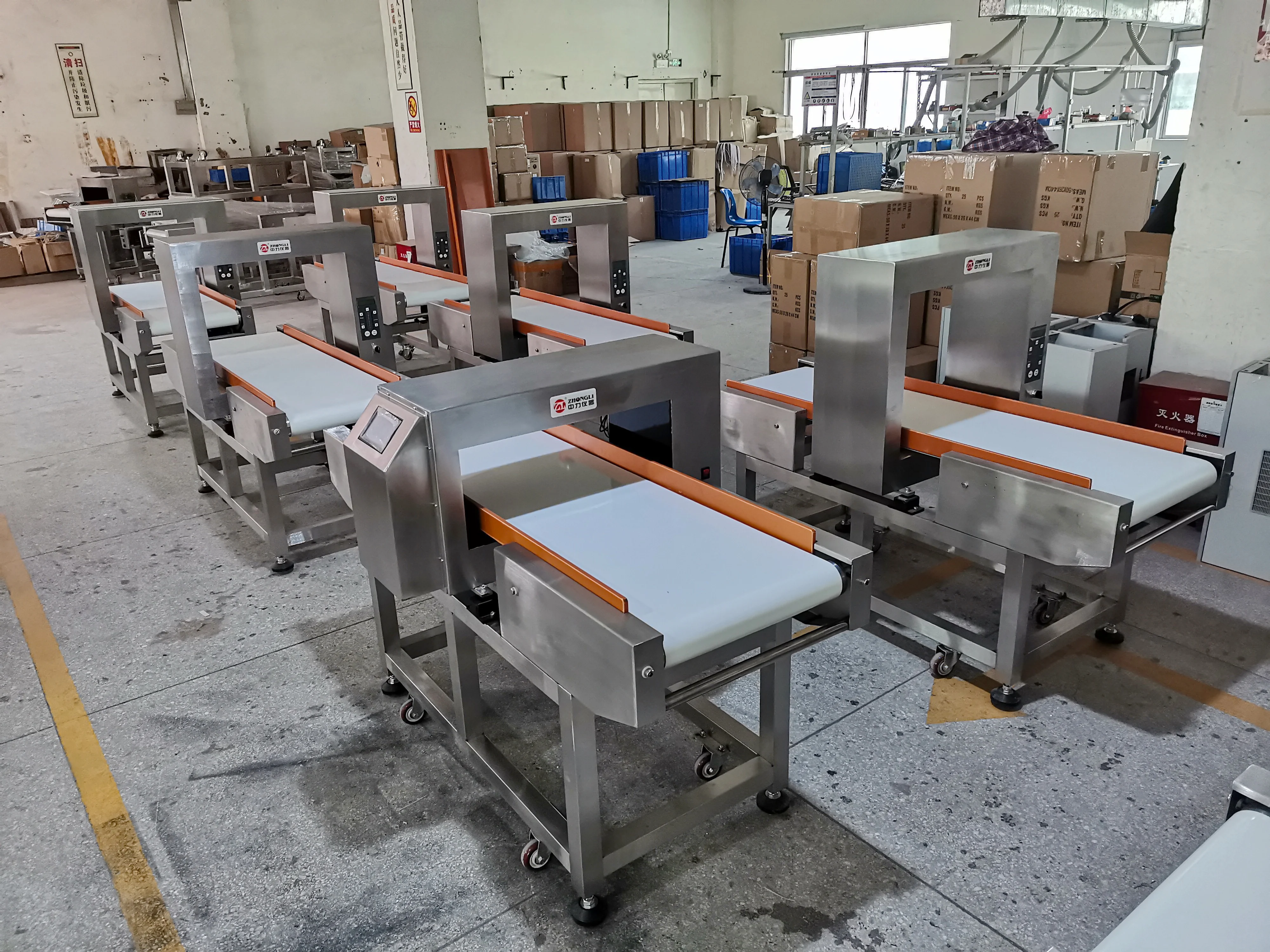 New Technology Auto Learning Parameters Belt Conveyor Industrial Metal Detector For Foods