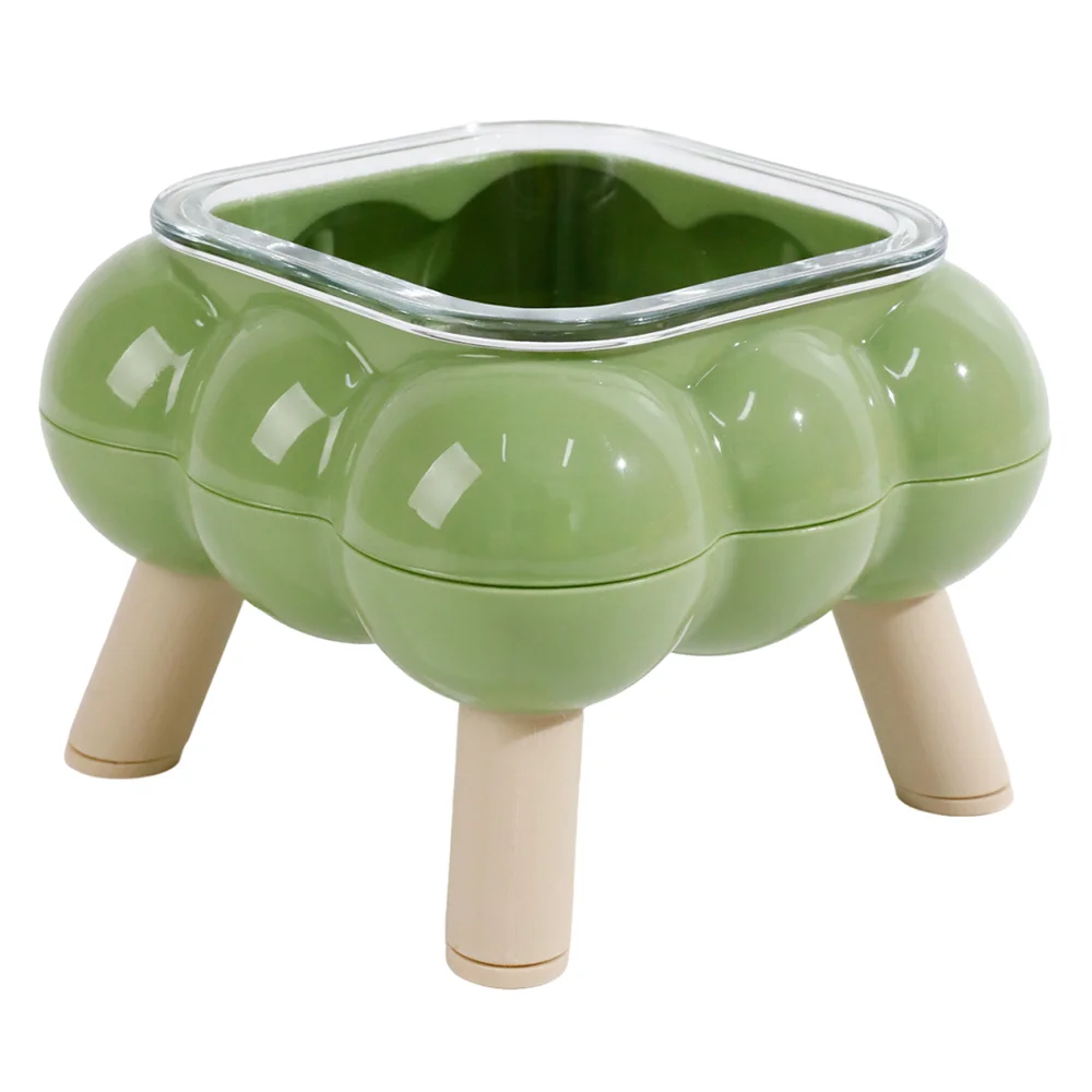 

Anti Slip Cat Food Water Bowl Detachable with Stand Pet High Footed Bowl Protect Cervical Vertebra Anti Vomiting