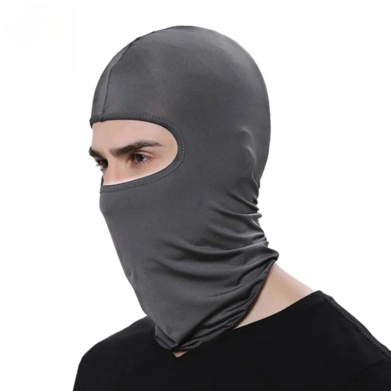 Motorcycle Balaclava Sun Protection Full Face Mask Breathable Mesh Airsoft Mask Balaclava Bicycle Cycling Head Cover Unde