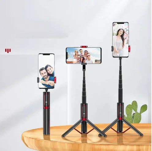 Selfie Stick Bluetooth Desktop Phone Holder Live Streaming Tripod Selfie Stick Free Switching Between Horizontal Vertical Screen