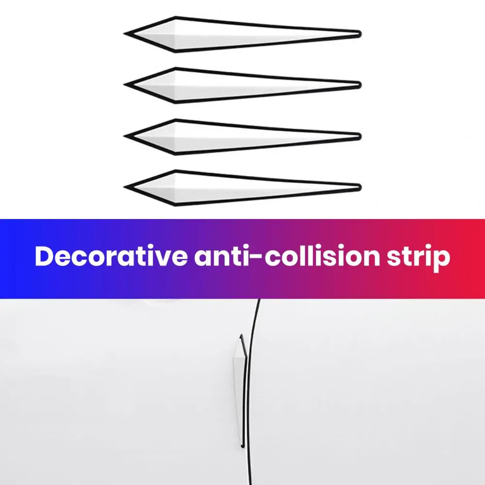 

Универсальная Декоративная полоса для бампера, резиновые защитные полосы для автомобильного бампера, защита от столкновений, универсальная, подходит для автомобиля