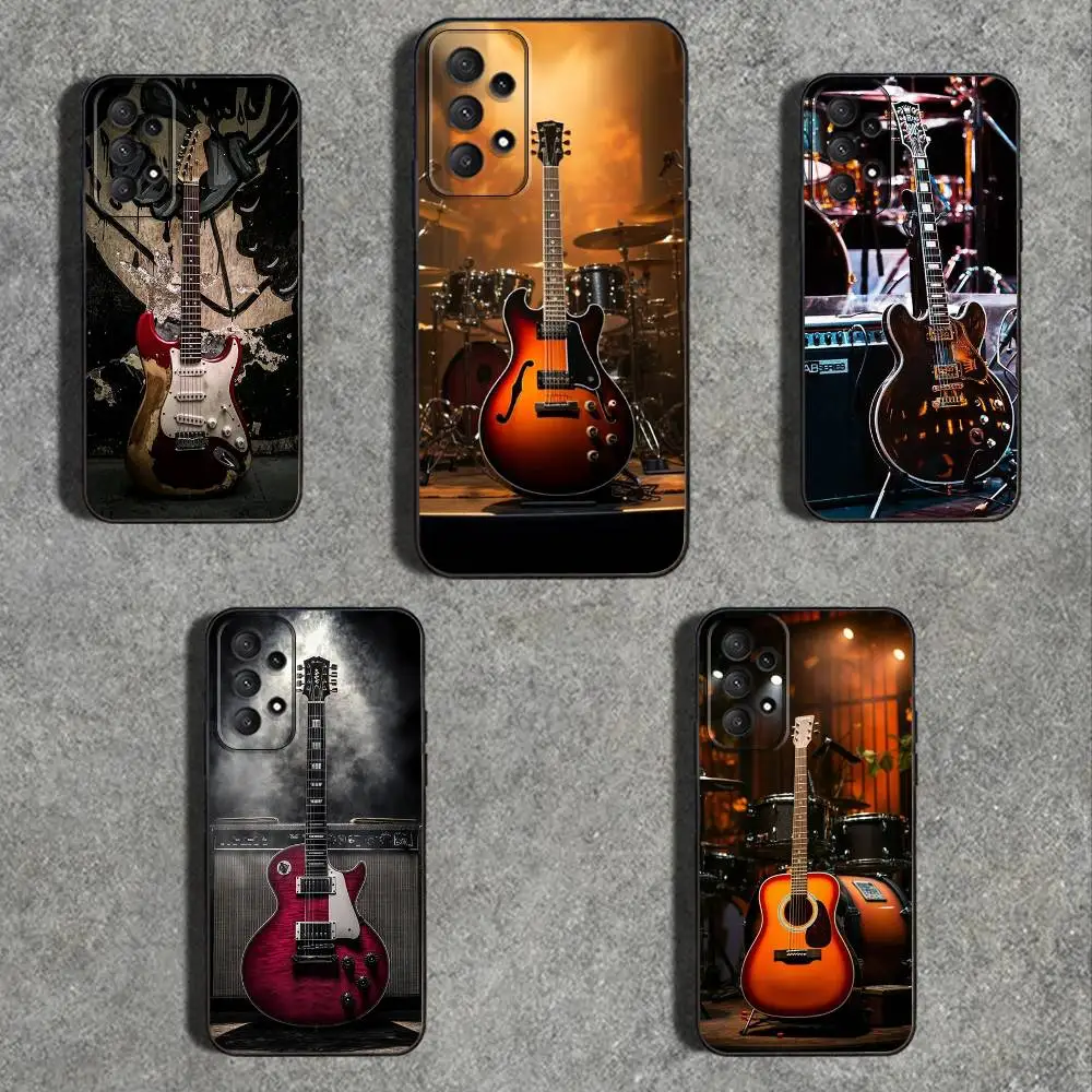 

G-Guitar G-Gibson Phone Case For Samsung Galaxy A 91,80,73,72,71,53,52,51,22,5G Shockproof Soft Black Cover