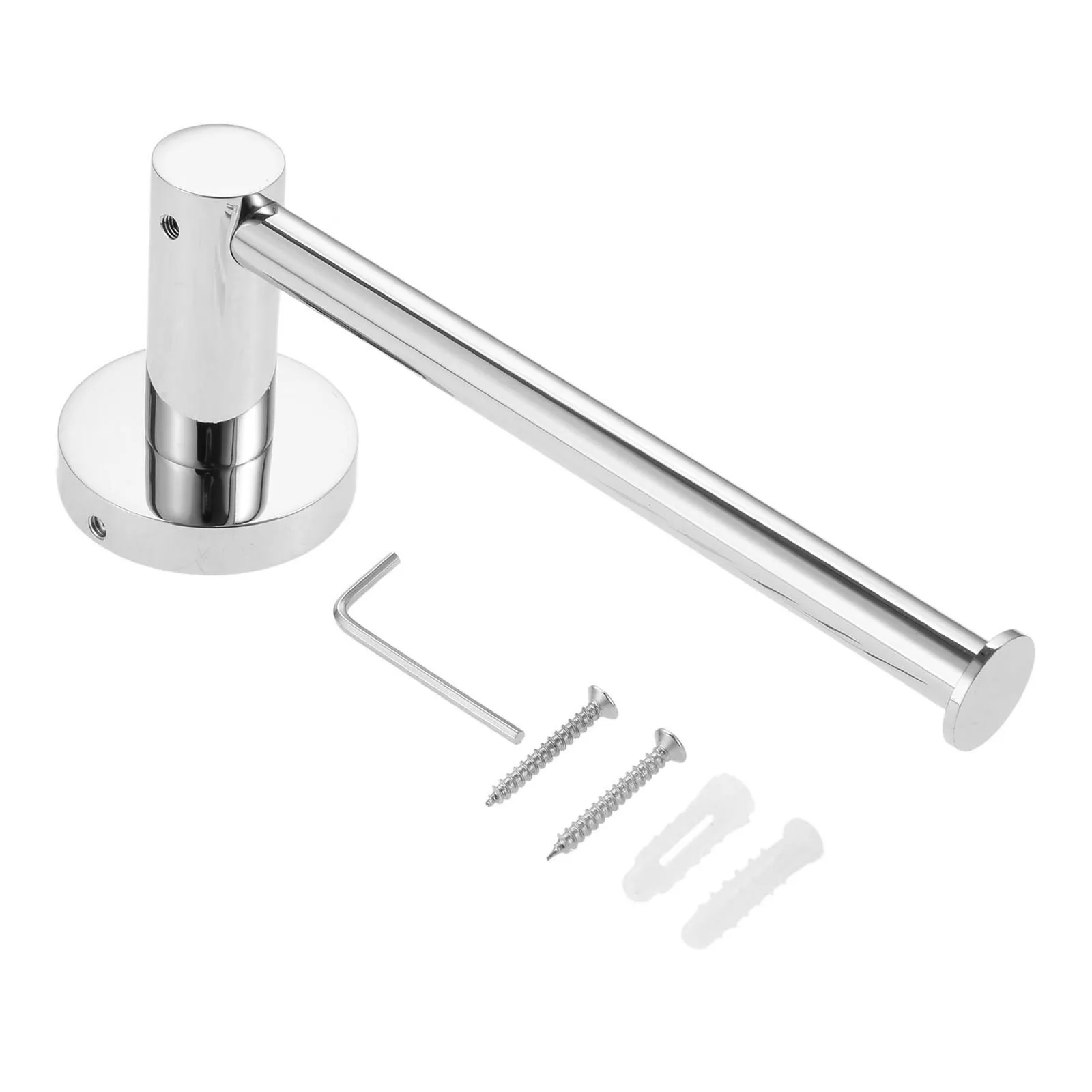 1Pc Wall Mounted Toilet Paper Holder Stainless Steel&Zinc alloy Polished Chrome Paper Roll Holder Bathroom Kitchen Accessories