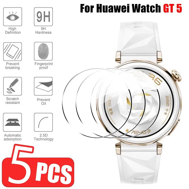 5Pcs Tempered Glass… - image