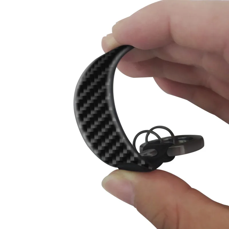 Carbon Fiber+Zinc Alloy Resin Car KeyChain Key Chain Keyring Key Ring For X-TYPE F-TYPE XE XF XJ XK Jaguar Land Rover RS Emblem