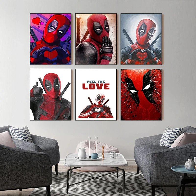 Disney Diamond Mosaic Marvel Avenger Deadpool Posters Embroidery Cross Stitch 5d DIY Diamond Painting Cartoon Home Decor