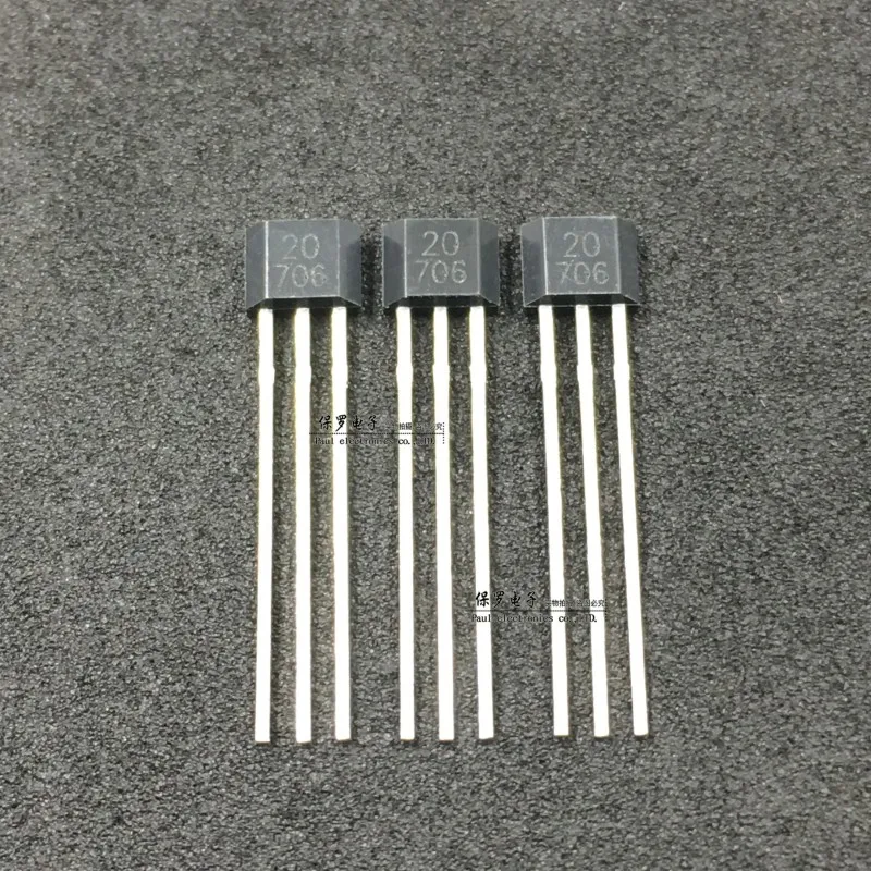 10 Stuks/Nieuwe Cs3020 Zeefdruk 20 Unipolaire Hal Schakelelement TO-92S In-Line, Hal Sensor