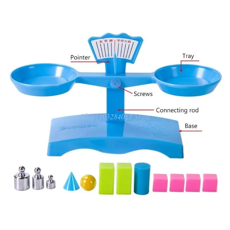 R6FF Children Interaction Teaching Aid Weighing Scale Toy Hand Eye Coordination Toy