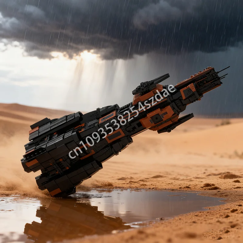 

5830 шт. MOC MCRN Donnager, космическая модель, строительные блоки, архитектура, рождественский подарок, игрушка «сделай сам», креативная идея, кирпич, детский день рождения