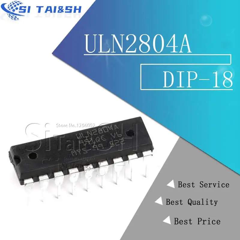 10PCS ULN2804A DIP-18 ULN2804 DIP18 ULN2804AN DIP ULN2804APG ULN2804AP Darlington Transistor Array New Original