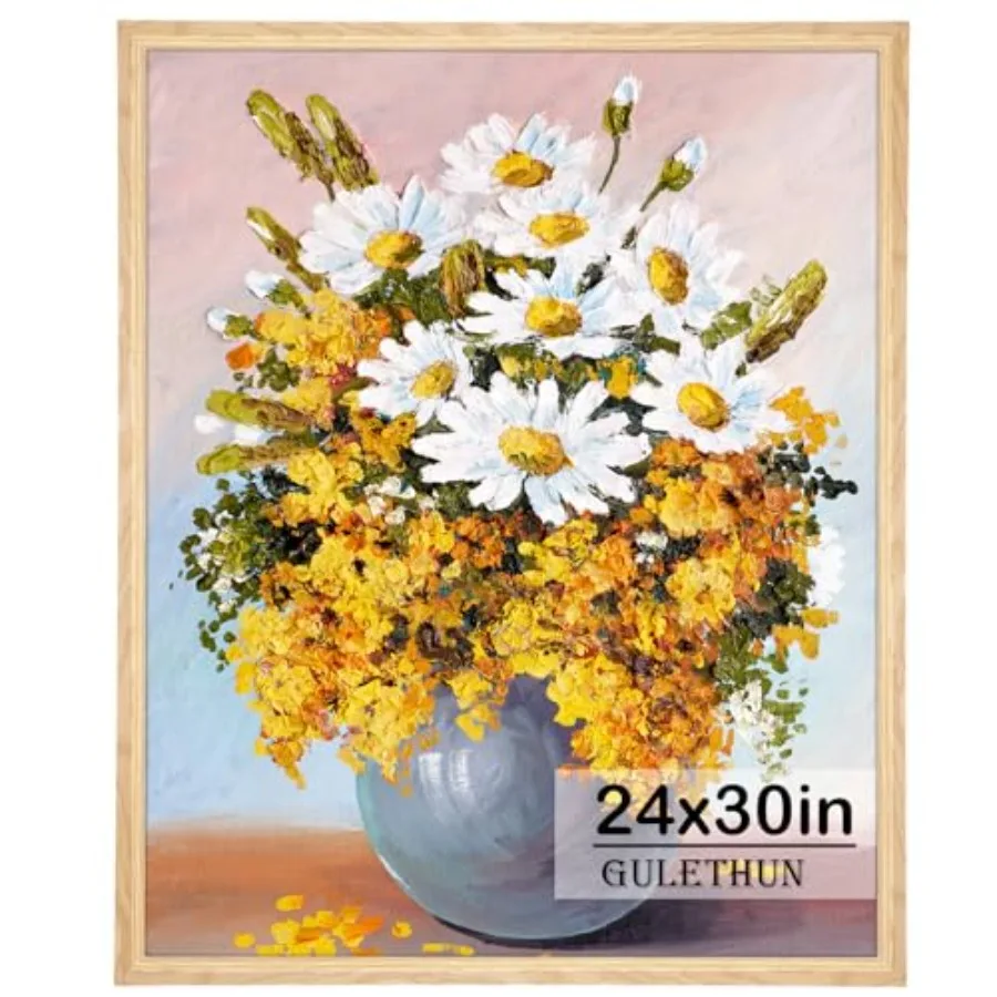 

Рамка для картин 24x30, рамка для постеров, декор для дома, натуральные галерейные рамки, горизонтальный или вертикальный формат, прочный плексиглас, большая настенная рамка D