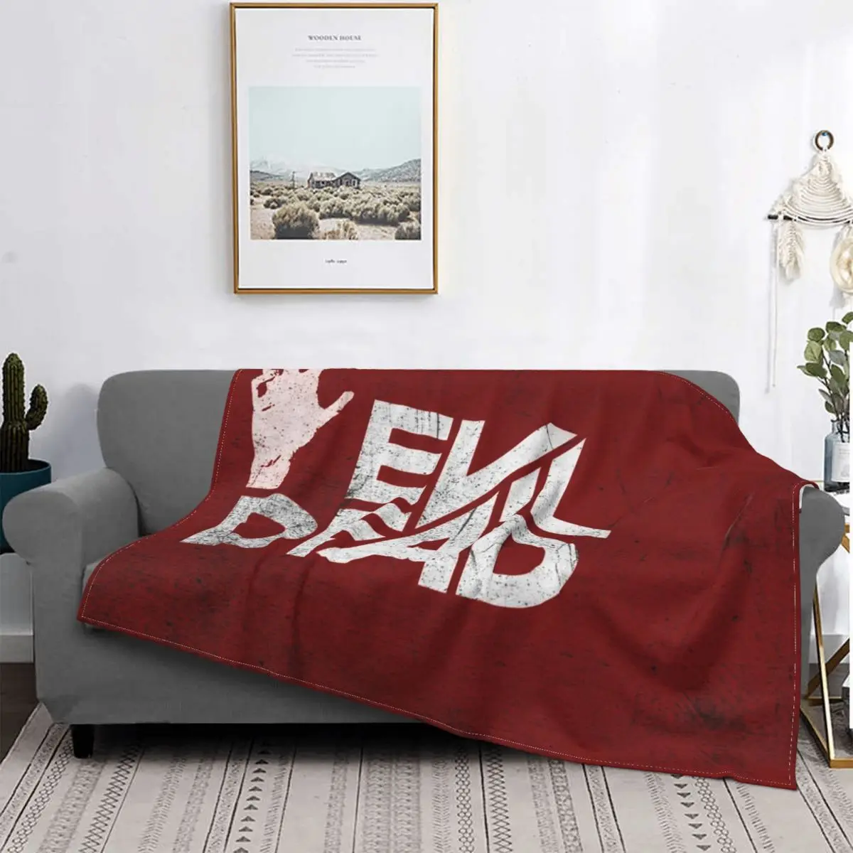 Evil Deads Blanket Fleece All Season Sinister Cute Thin Throw Blankets For bed Couch Bedspread