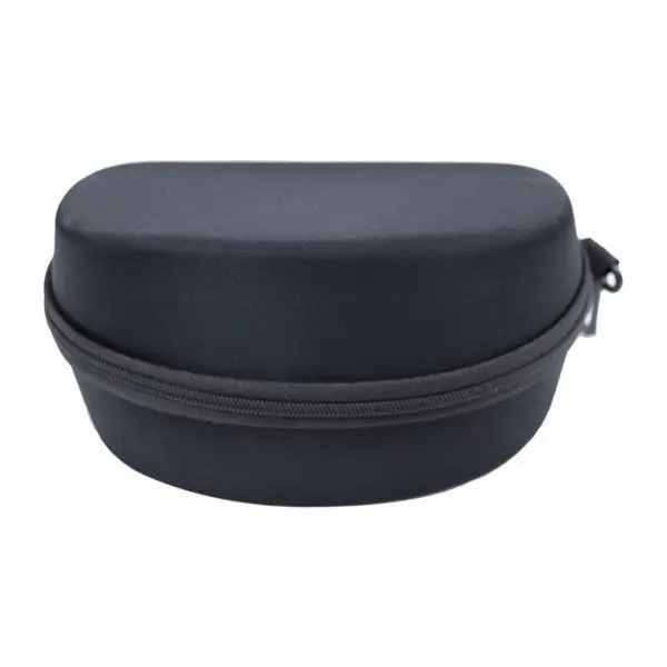 Impact Resistant Sports Goggles Case EVA Hard Shell Protective Eyewear Box Hook for Snowboard and Skiing Gear