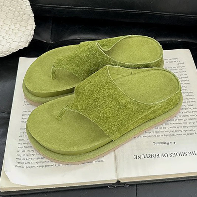 

Platform Women's Slippers Flats Causal Clip Toe Shoes Fashion Woman Sandals Summer 2025 Flip Flops Walking Zapatillas De Mujer