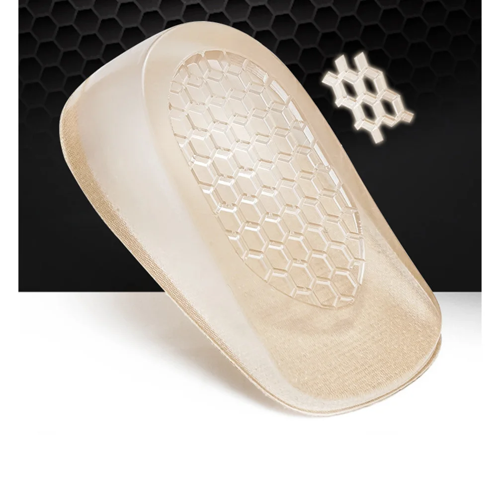 

2pcs Invisible Insoles 1.5Cm Height Increase For Women E-Tpu Gel Material Non-Slip Sweat-Absorbing Washable Comfortable Shoe