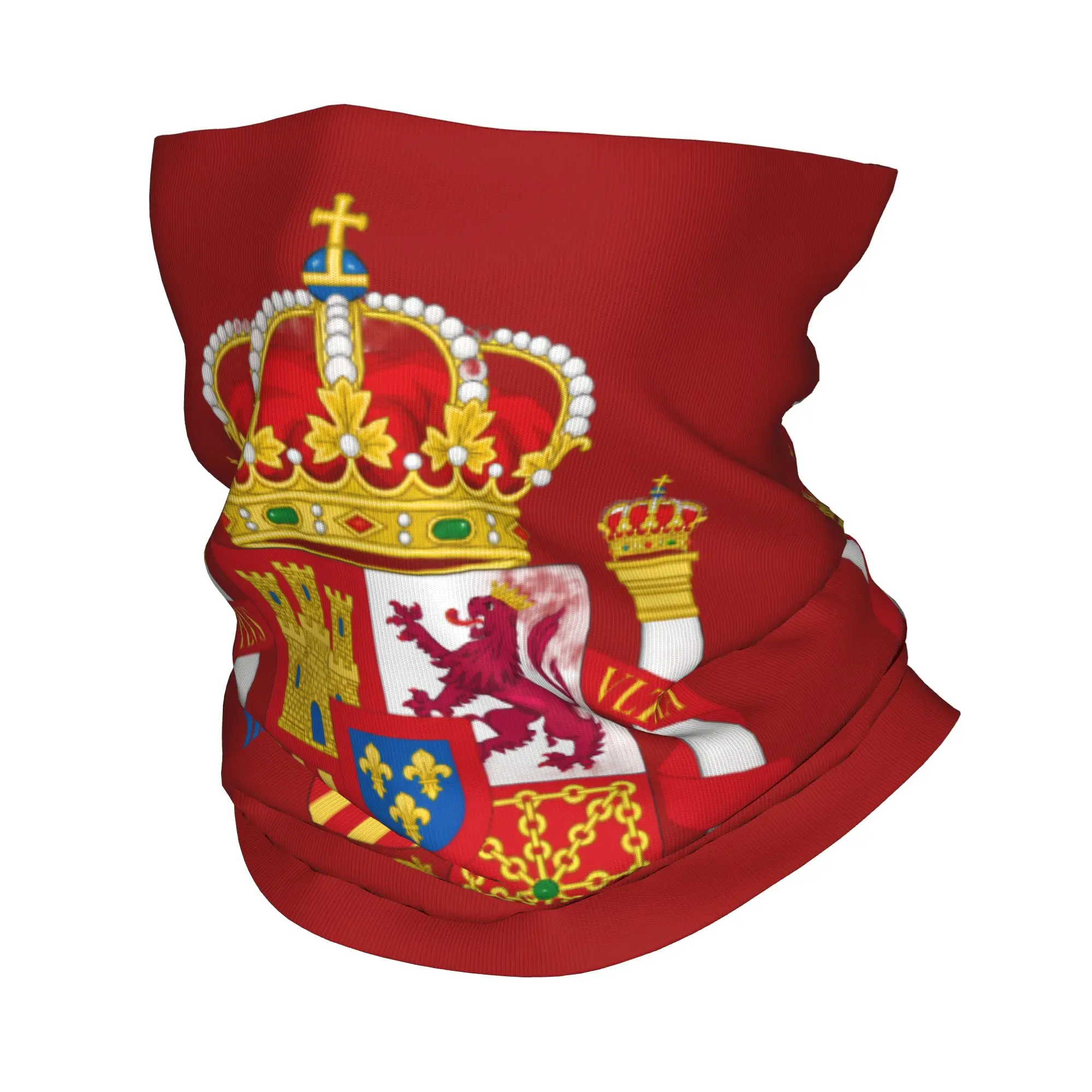 Make Spain Great Again Spanish Bandana Neck Cover Balaclavas Wrap Scarf Royal Coat Of Arms Headband Multi-use Men Women Adult