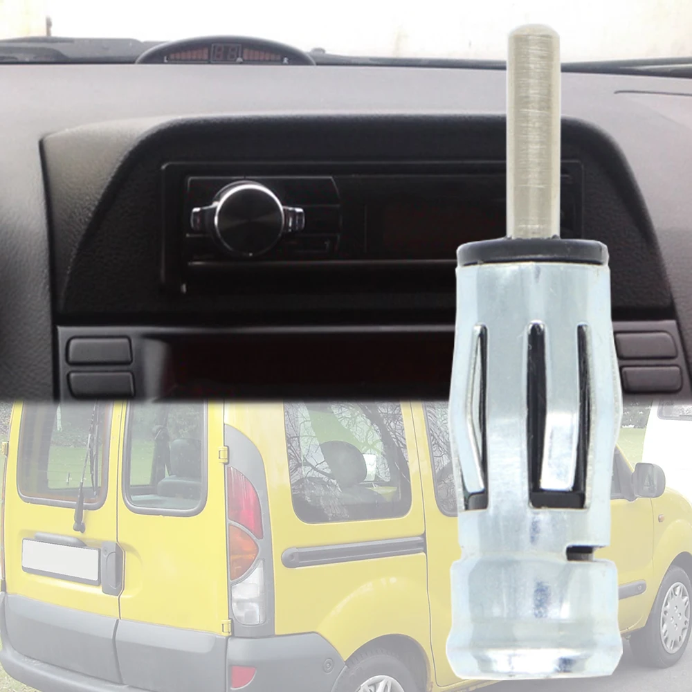 

Car Antenna Radio Stereo ISO To Din Adapter Conversion Socket Plug For Renault Kangoo KC/KW 1999 - 2004 2005 2006 2007 2008 2009