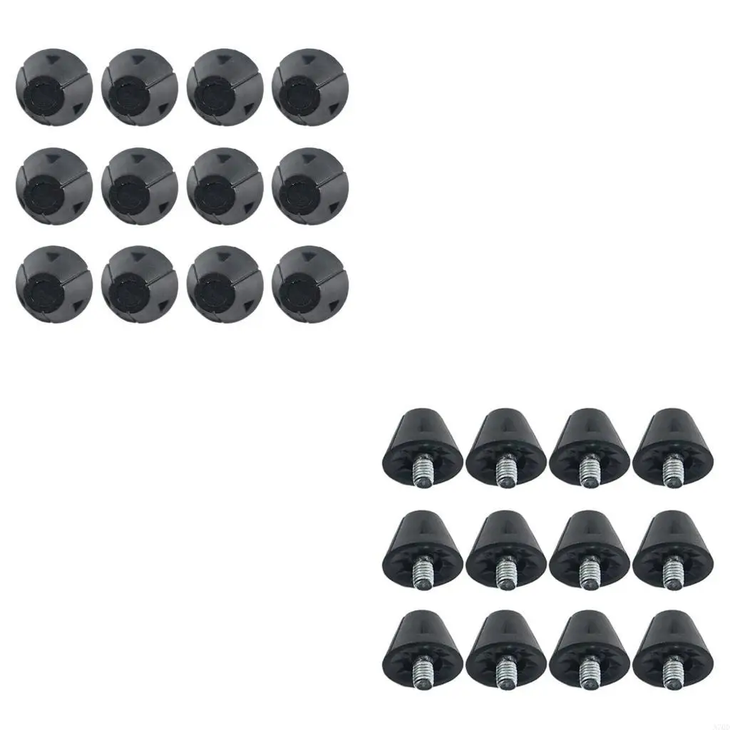 

12шт Нейлоновые футбольные ботинки шиповки футбольные шпильки замена футбольных бутских шпильков A70D