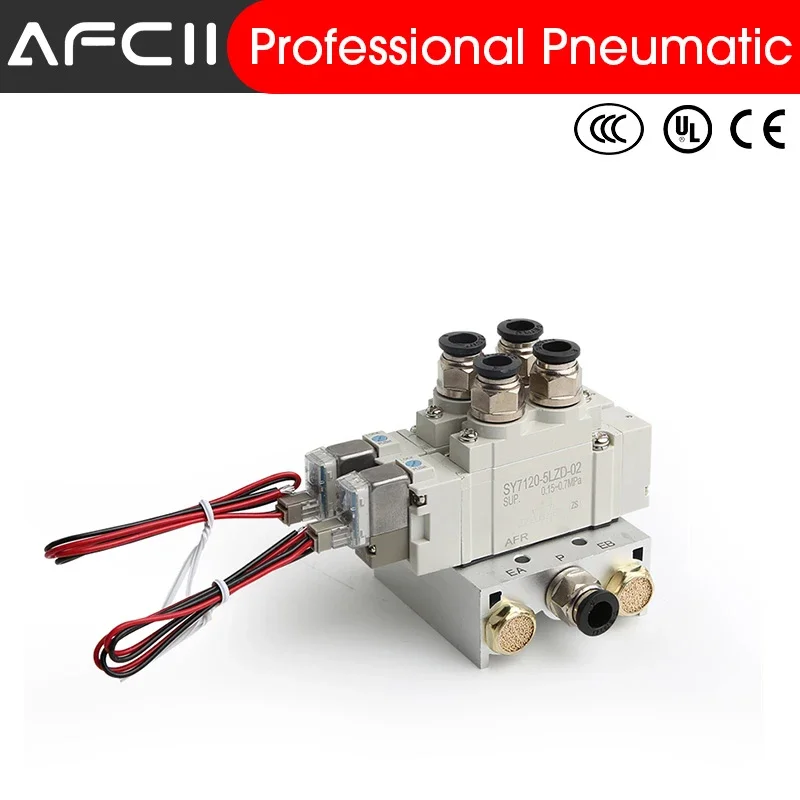 

SY3120 Multi-way Combination SMC Type Cylinder Control Valve SY3120-5LZD-M5 SY3120-6LZD-M5 Manifold