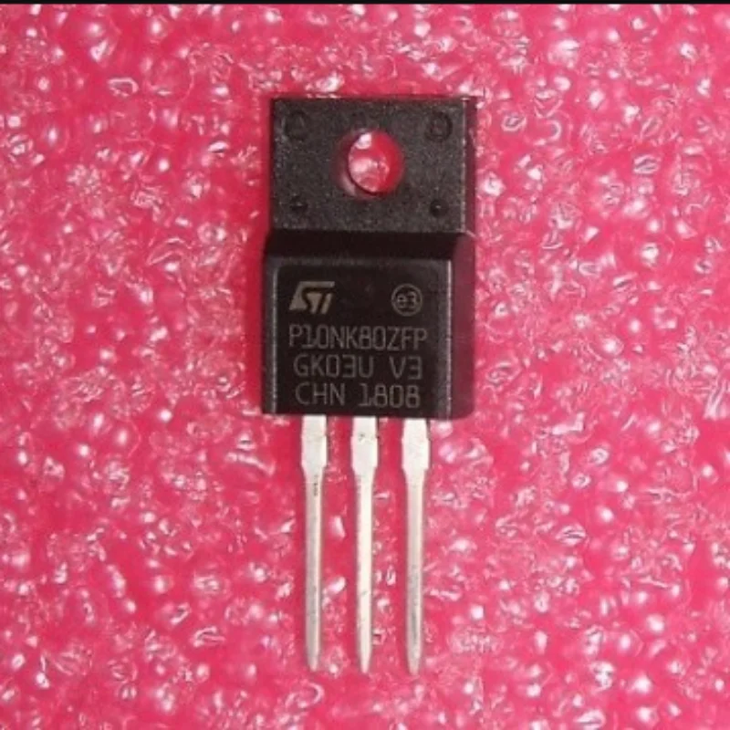 

5pcs/lot P10NK80ZFP STP10NK80ZFP NEW Original Genuine Chip Packing TO-220