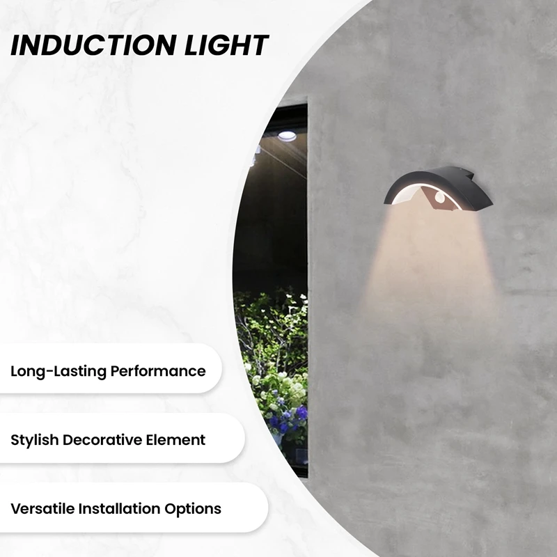 BAAG-屋外 LED ウォールライト バルコニー 外壁 中庭 誘導灯 廊下照明 装飾ライト