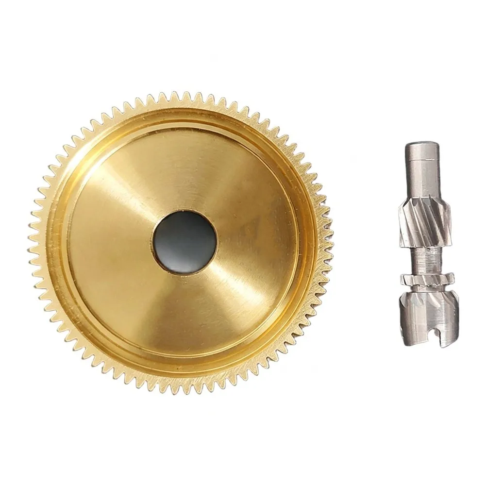For DAIWA For Alphas SVTW 21 22 Compatible Baitcasting Reel Gear Kit Stainless Steel Small Gear Manganese Brass Large Gear Set