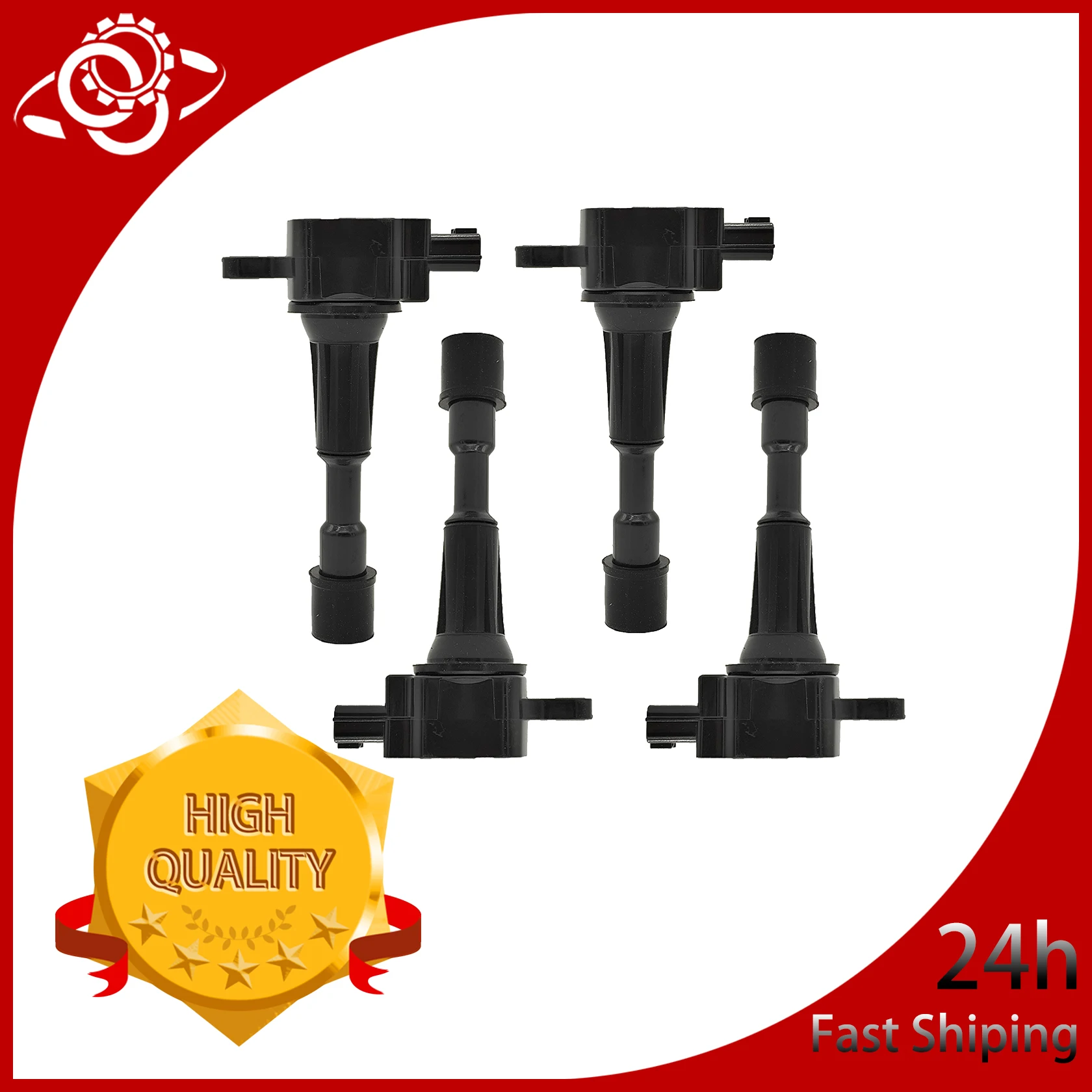 

New 1/2/4 PCS ZJ01-18-100 ZJ01-18-100A Ignition Coil For MAZDA 2 3 Saloon NISSAN SUZUKI ZJ0118100A ZJ0118100 AIC-4051 AIC4051
