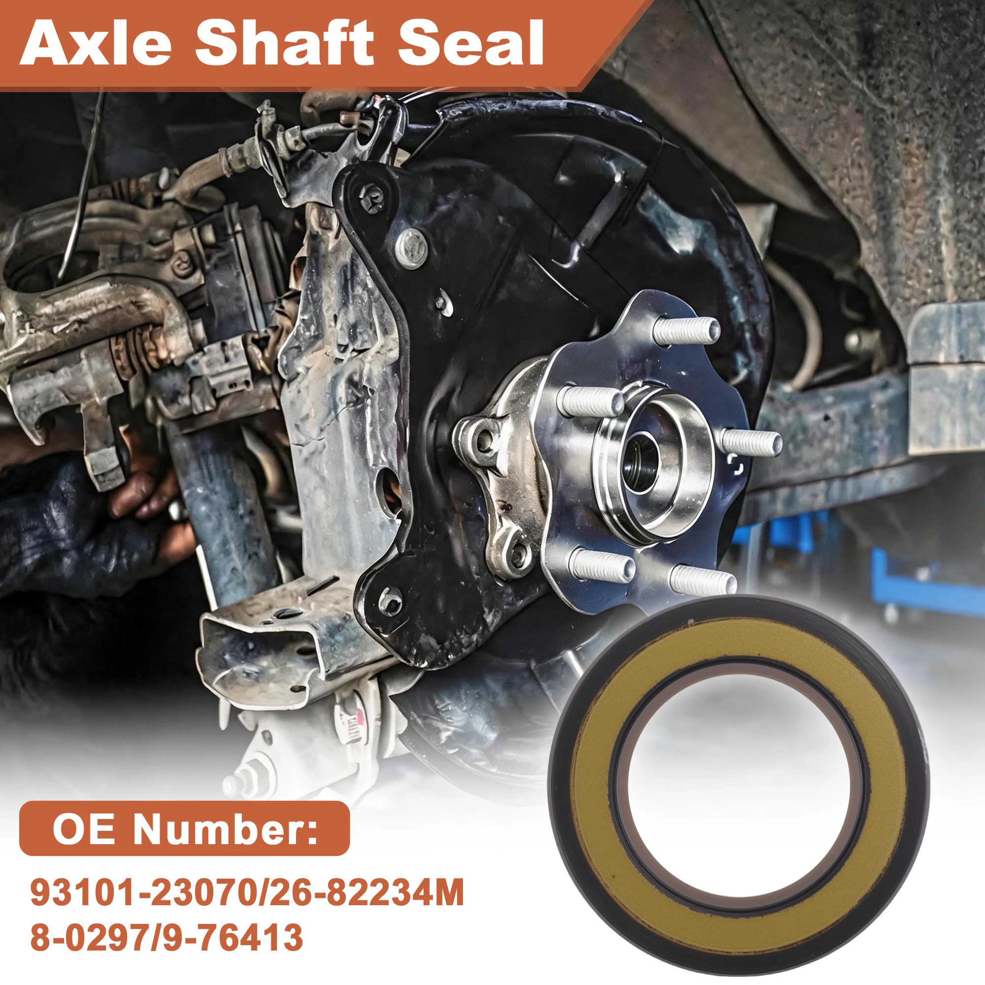 X Autohaux Axle Shaft Oil Seal for Yamaha 25 Hp 2001-2002 93101-23070