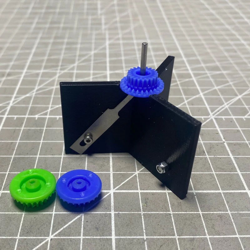 1PCS Getriebe Anfasen/Entgraten Werkzeug für Tamiya 4WD RC Auto Modell 3D Gedruckt Anfasen Kompatibel Mid-montiert Zahnräder 3,5/3,7/4,0