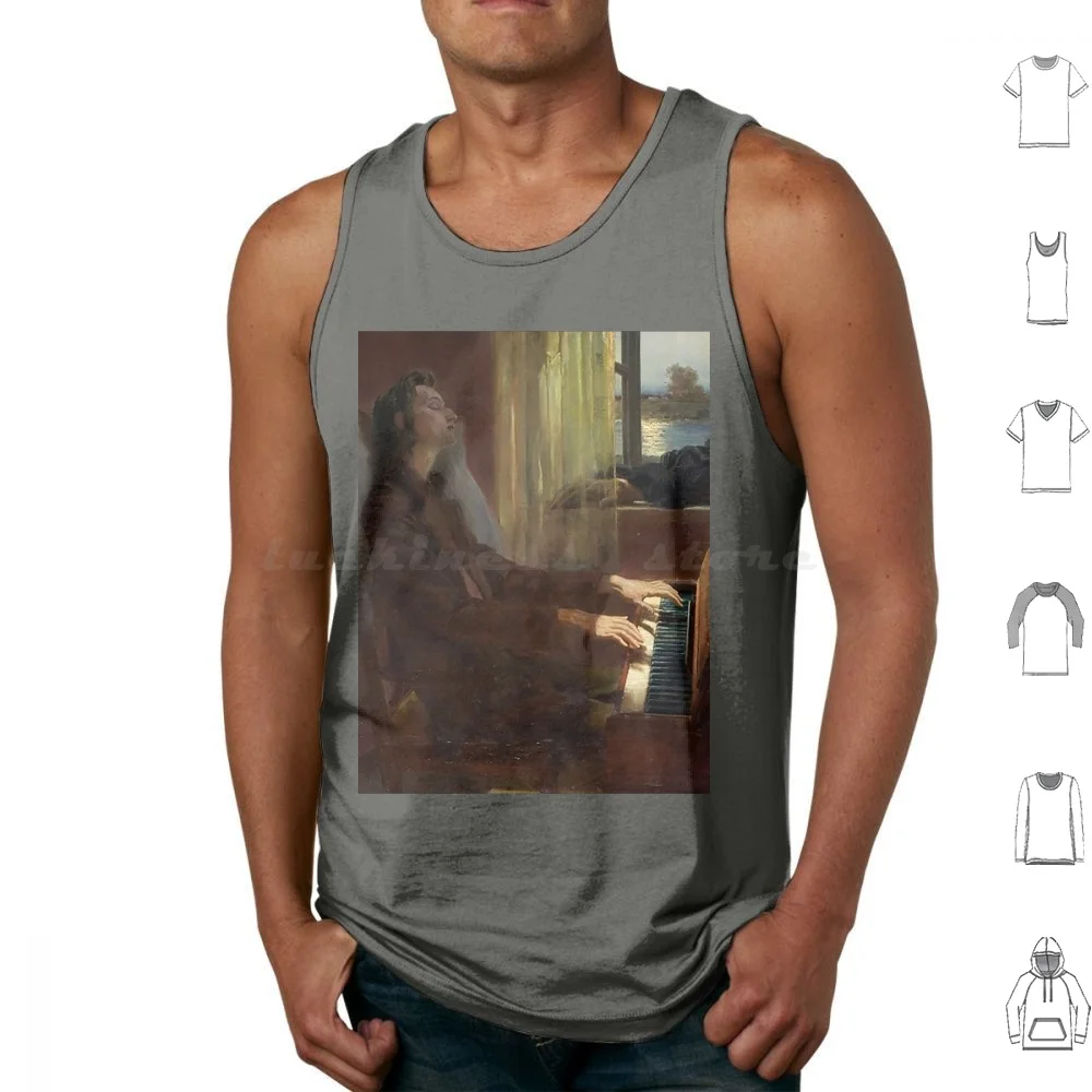 Chopin's Last Chords By Tank Tops Vest Sleeveless Chopin S Last Chords Piano Music Chopin Chopin Painting