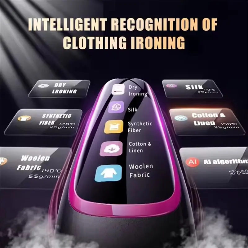 B01C-EU Plug Handheld Steam Iron Portable Mini Garment Steamer Fast Heating For Clothes Travel Garment Fabric Press Machine