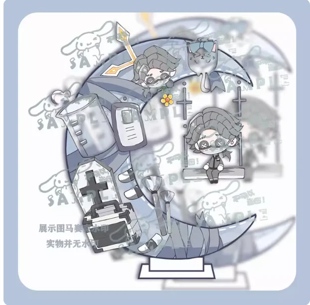 Anime Identity Ⅴ fools gold Aesop Carl Joseph Desaulniers Stand Figure Acrylic Model Plate Cosplay Collection Desktop Decor SDP
