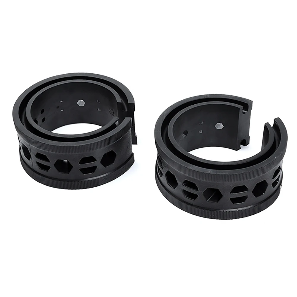 2Pc Car Shock Absorber A/B/C/D/E Type Springs Bumpers Universal Auto Shock Absorber Spring Cushion Black