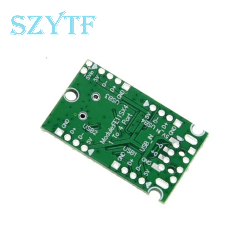 USB 2.0 Expansion Module HUB Concentrator 1 Minute 4 1 Drag 4 Interface Transfer Development Board Drive-Free