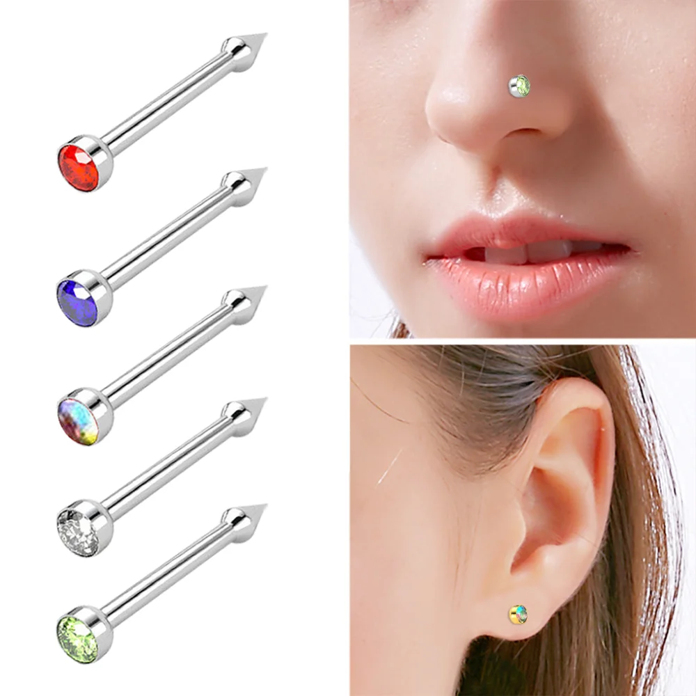 1PCS Disposable Painless Ear Piercing Nose Nail Piercing Gun Healthy Sterile Piercing Tool Ear Piercing Gun Safety Body Piercing