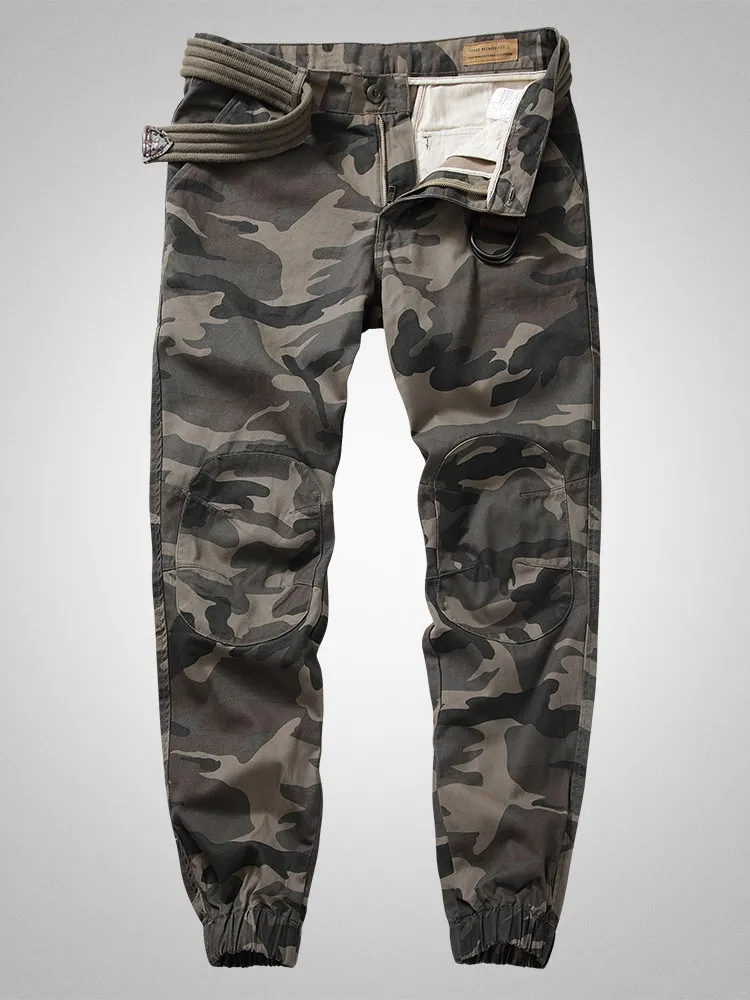 

Американские ретро уличные тяжелые мужские камуфляжные брюки с манжетами, свободная рабочая одежда, молодежные брюки Vitali Sle