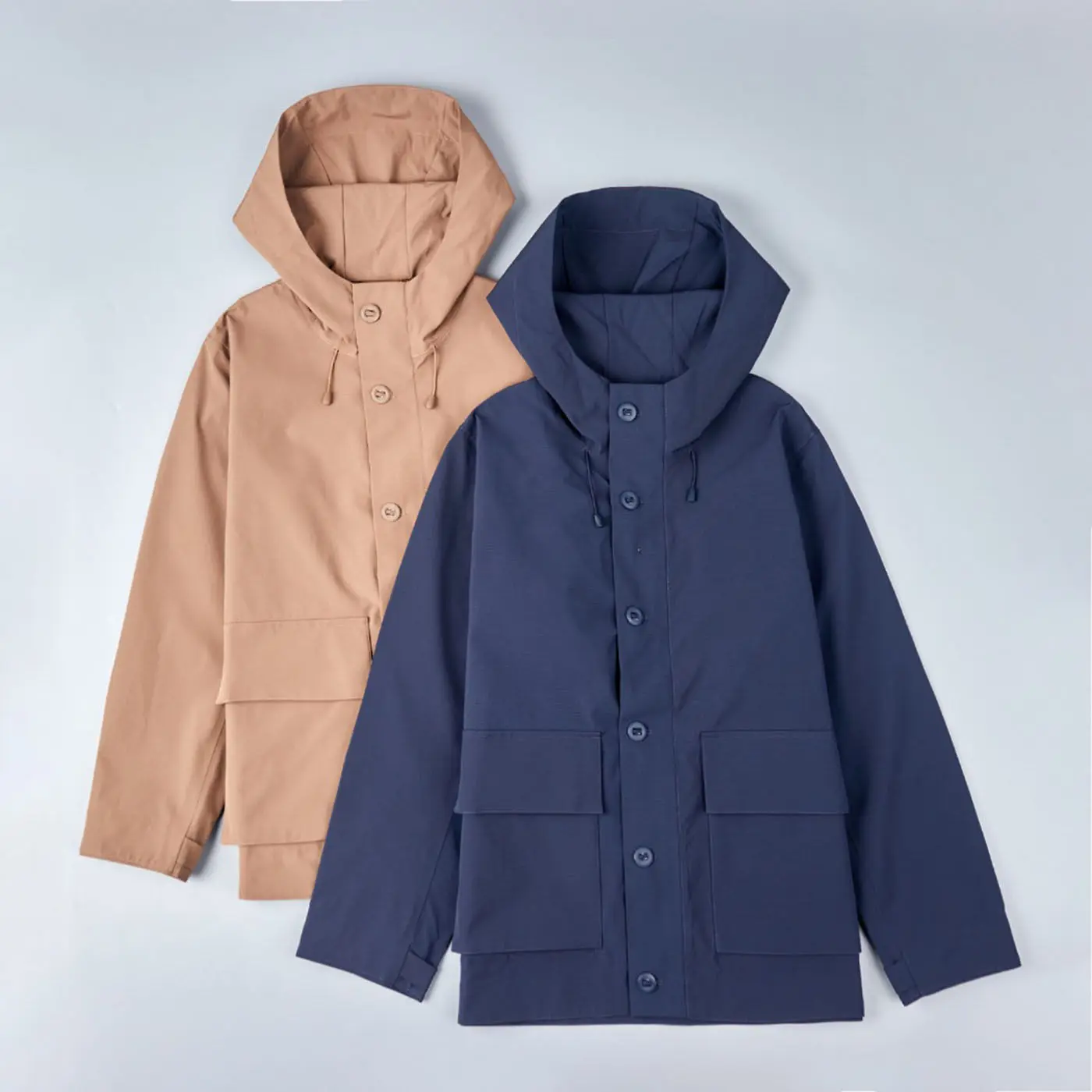 Men's Retro Comfortable Loose Hoodie Jacket Trendy All-Match Spring 2026 Fashion Outerwear Casual Short Sleeve Jacket