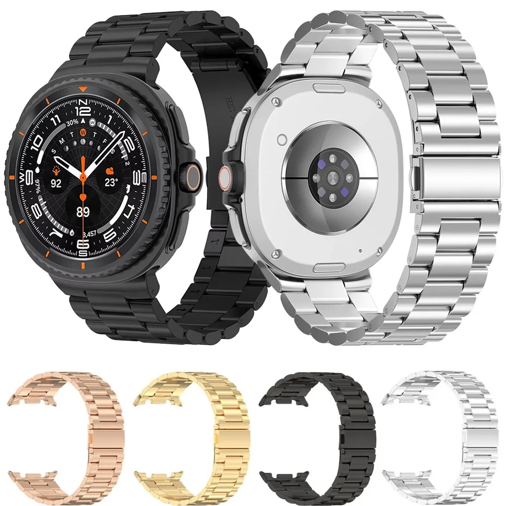 Metallarmband für Samsung Galaxy Watch Ultra 47 mm 8 44 mm 40 mm/8 Classic 46 mm, keine Lücken, Armband für Samsung Galaxy Watch Ultra 2025