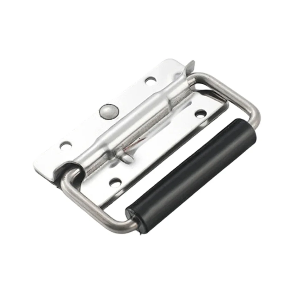 For Durable 304 Stainless Steel Spring Pull Handle with Automatic Rebound for Tool Boxes Cabinets Doors Practical and Reliable