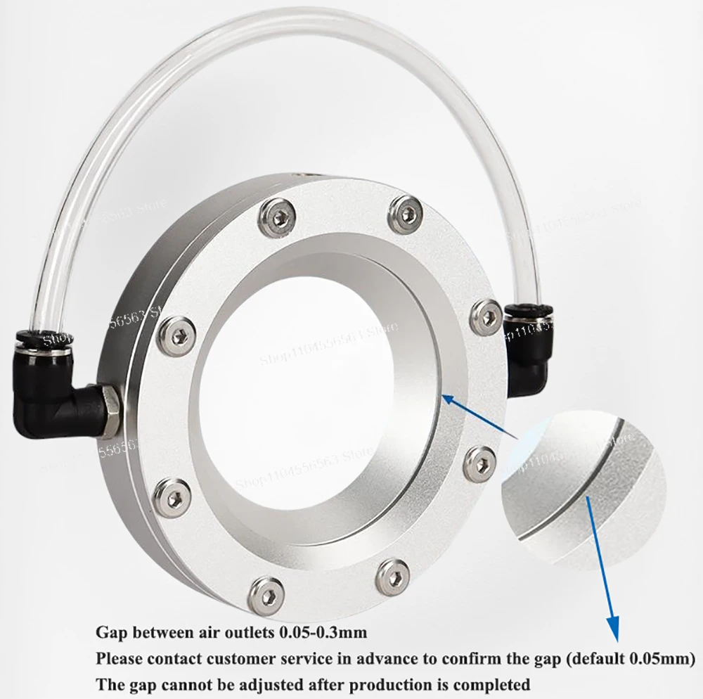 Aluminum Alloy Ring Air Knife, Circular Annular Air Blower for Automotive Dust Cleaning and Industrial Process