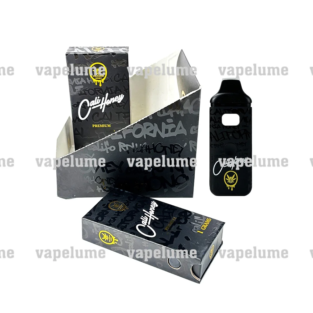 California Disposable Electric Cigarettes Empty Thick Oil Vape Pen USB Rechargeable Vapor Cardboard Kits Child Resistant Lock