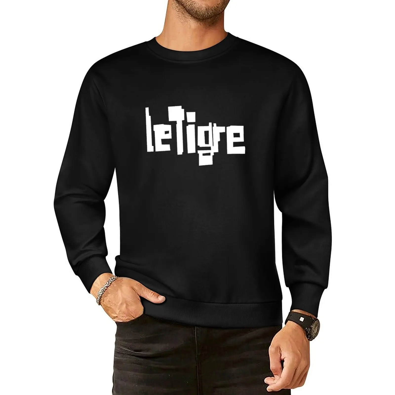 

le tigre Pullover Hoodie mens clothing mens clothes hooded sweatshirt for men