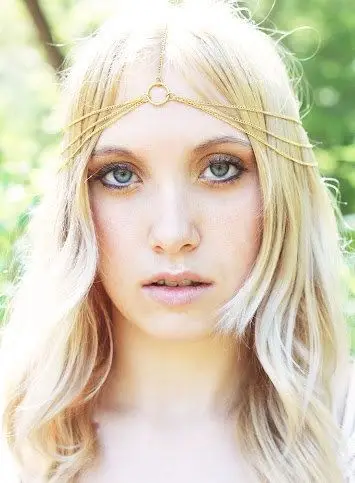 

T7 three-layer head chain headgear, European popular, quality body chain jewelry for women's jewelry