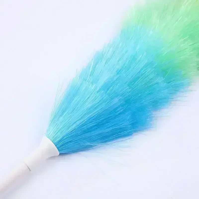 2023Adjustable Microfiber Dusting Brush Rainbow Feather Duster Air-condition Household Furniture Cleaning Accessories Dust Brush