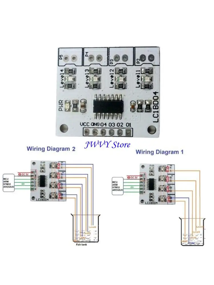573A Durable Water Level Control Modules 4Digit Display for Water tower