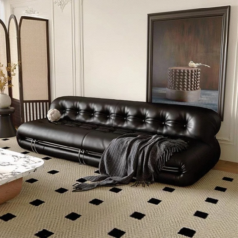 

Italian minimalist sofa antique small apartment living room