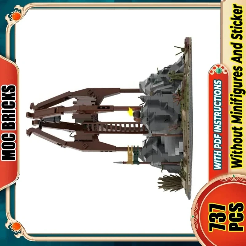 Moc Building Blocks Rohan Archer Tower Model Bricks Toys