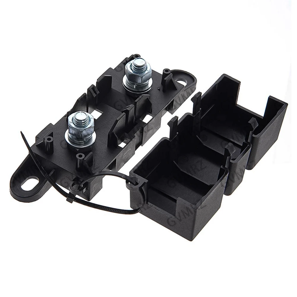1PCS ANM-H3 30A 32V 175A 200A 225A 80A 100A MEGA Auto Fuse Holder/ANM Bolt-on blade fuse holder Flat Type Fuse125A  60A